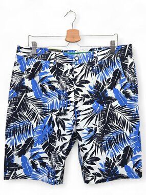 Alberto Men's Earine Revolutional Regular Fit Golf Shorts Size 36 Multicolor NWT